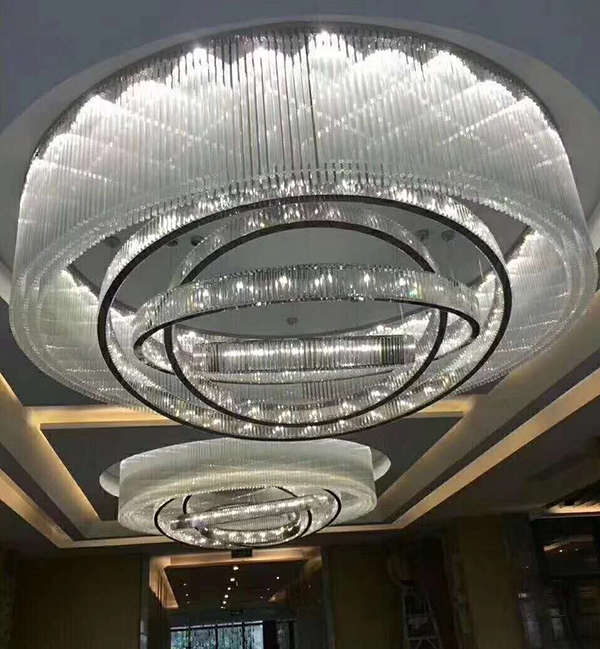 酒店大厅组合水晶灯