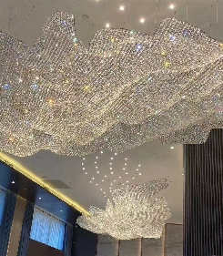 水晶编网装饰吊灯